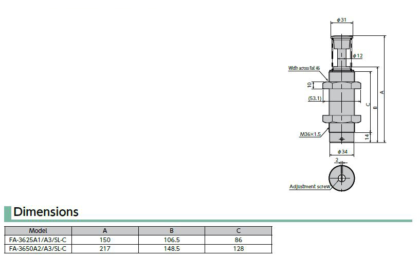 FA-3650A3-C