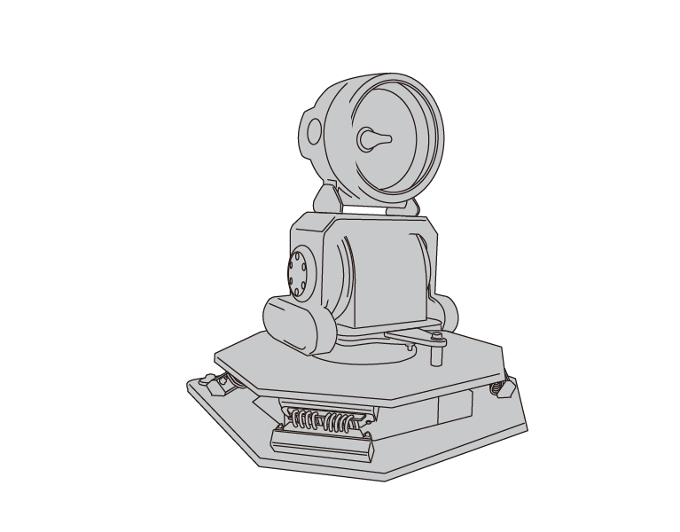 Patrol boat floodlight