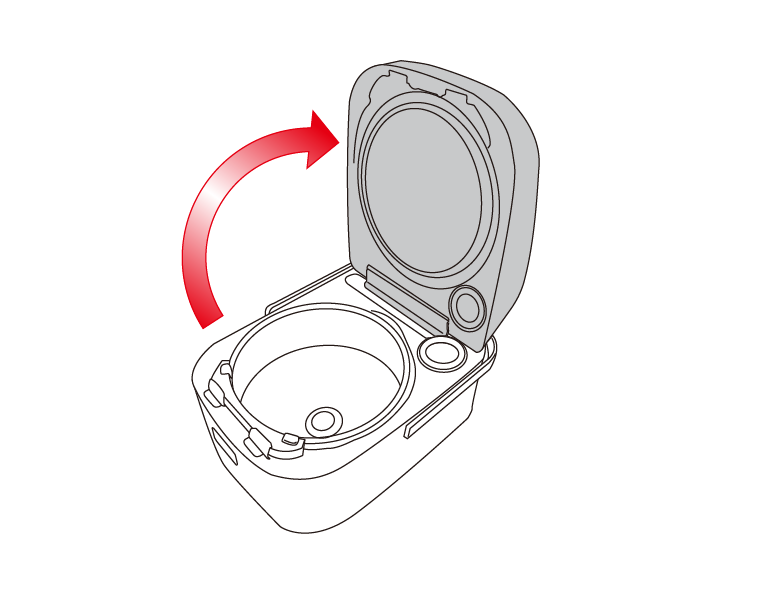 Rice cooker lid