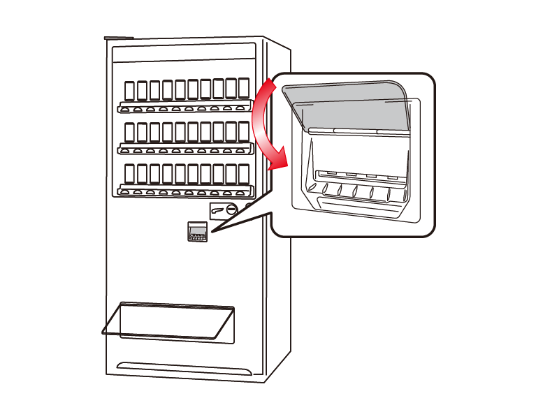 Vending machine bill compornent