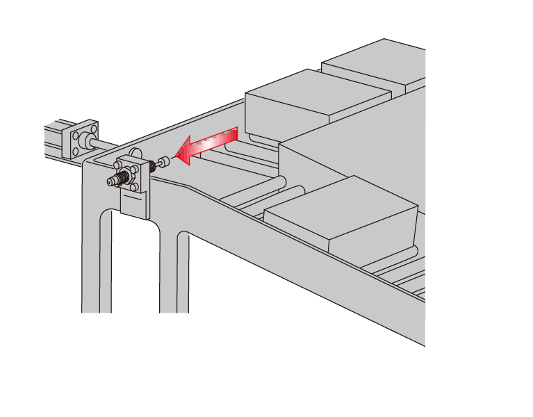 Conveyor direction change section