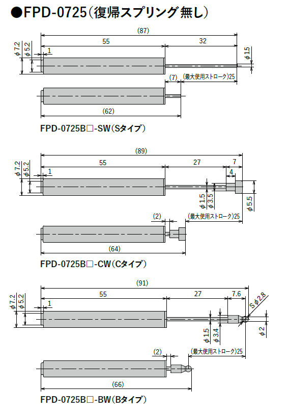 FPD-0725シリーズ